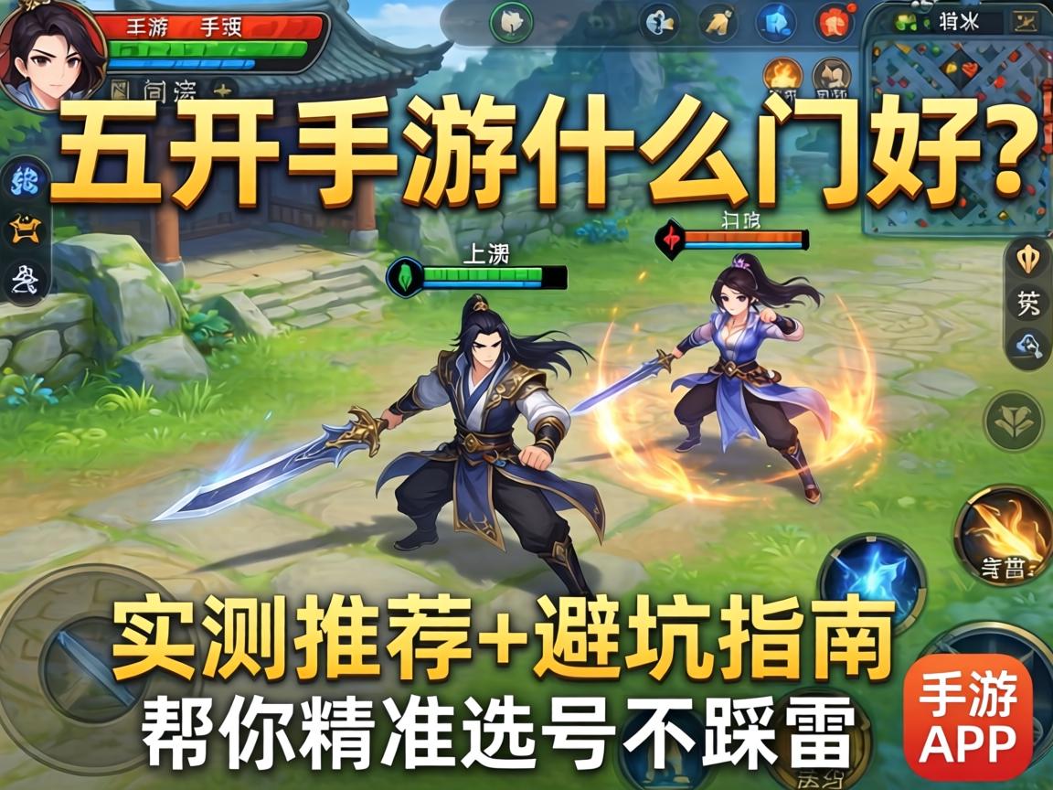 五开手游什么门派好？实测推荐+避坑指南，帮你精准选号不踩雷