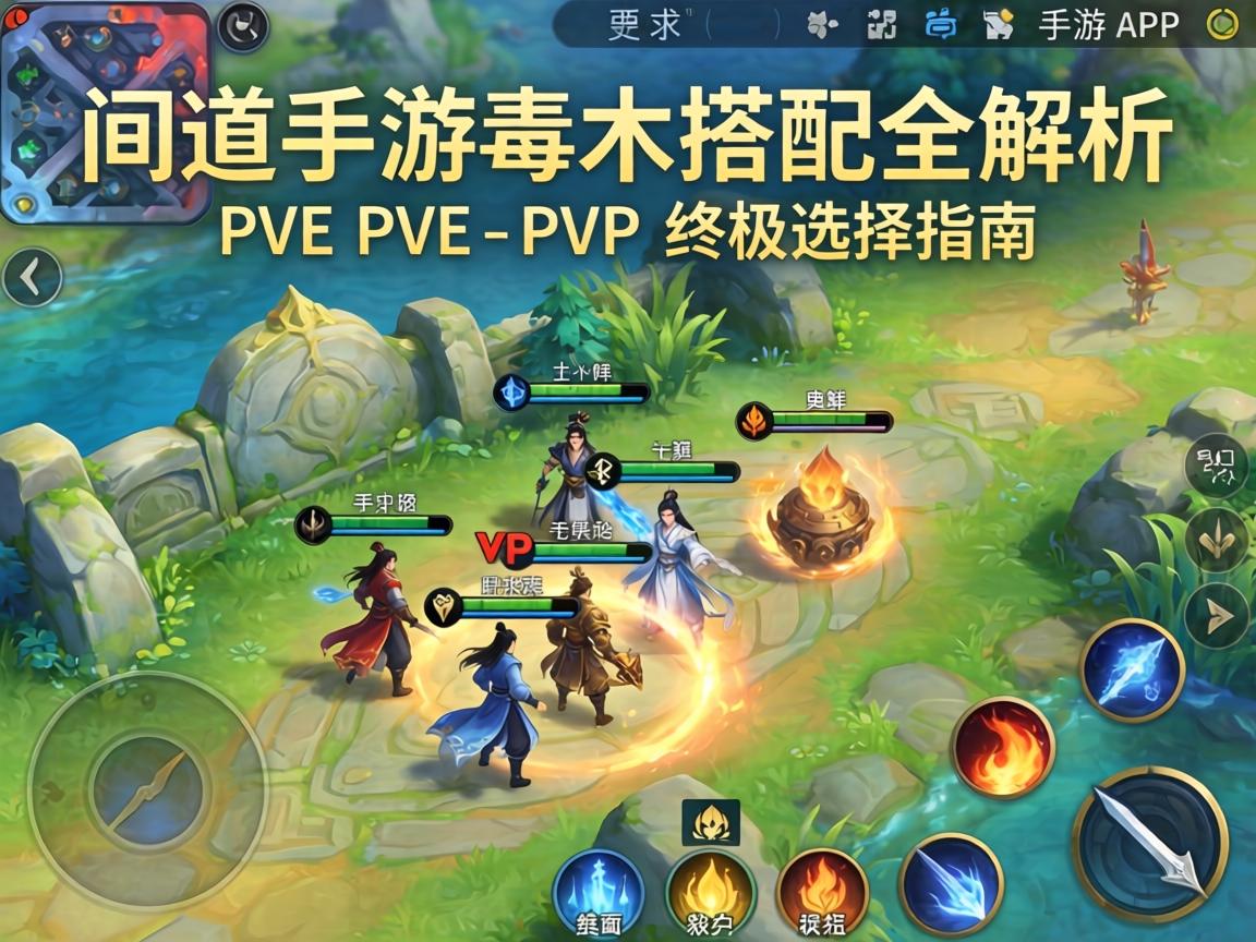 问道手游毒木搭配全解析，从PVE到PVP的终极选择指南