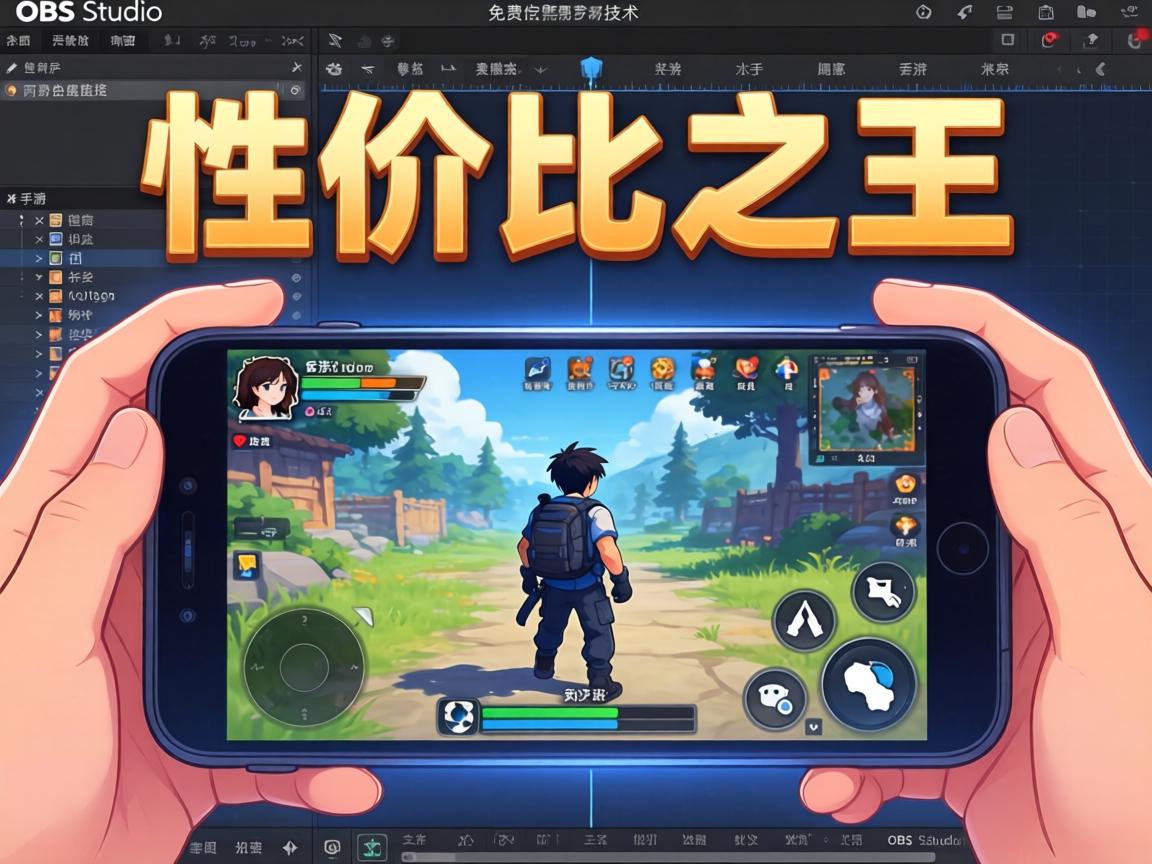 一、性价比之王，OBS Studio（免费但需技术）