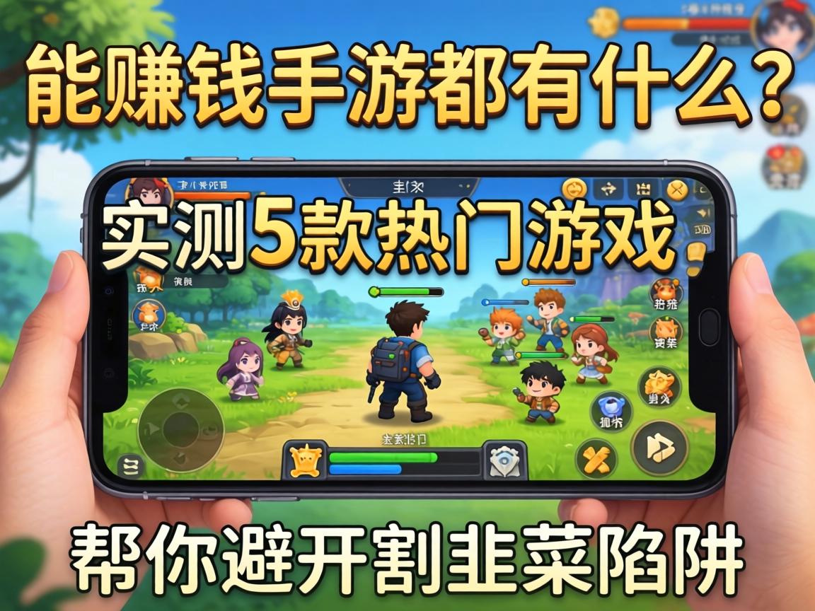 能赚钱的手游都有什么？实测5款热门游戏，帮你避开割韭菜陷阱