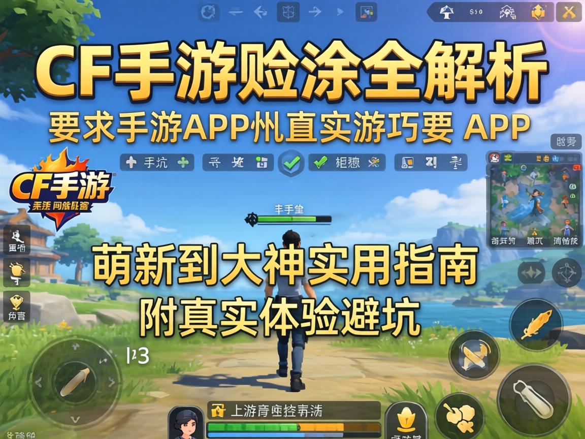 CF手游喷涂全解析，从萌新到大神的实用指南（附真实体验避坑）