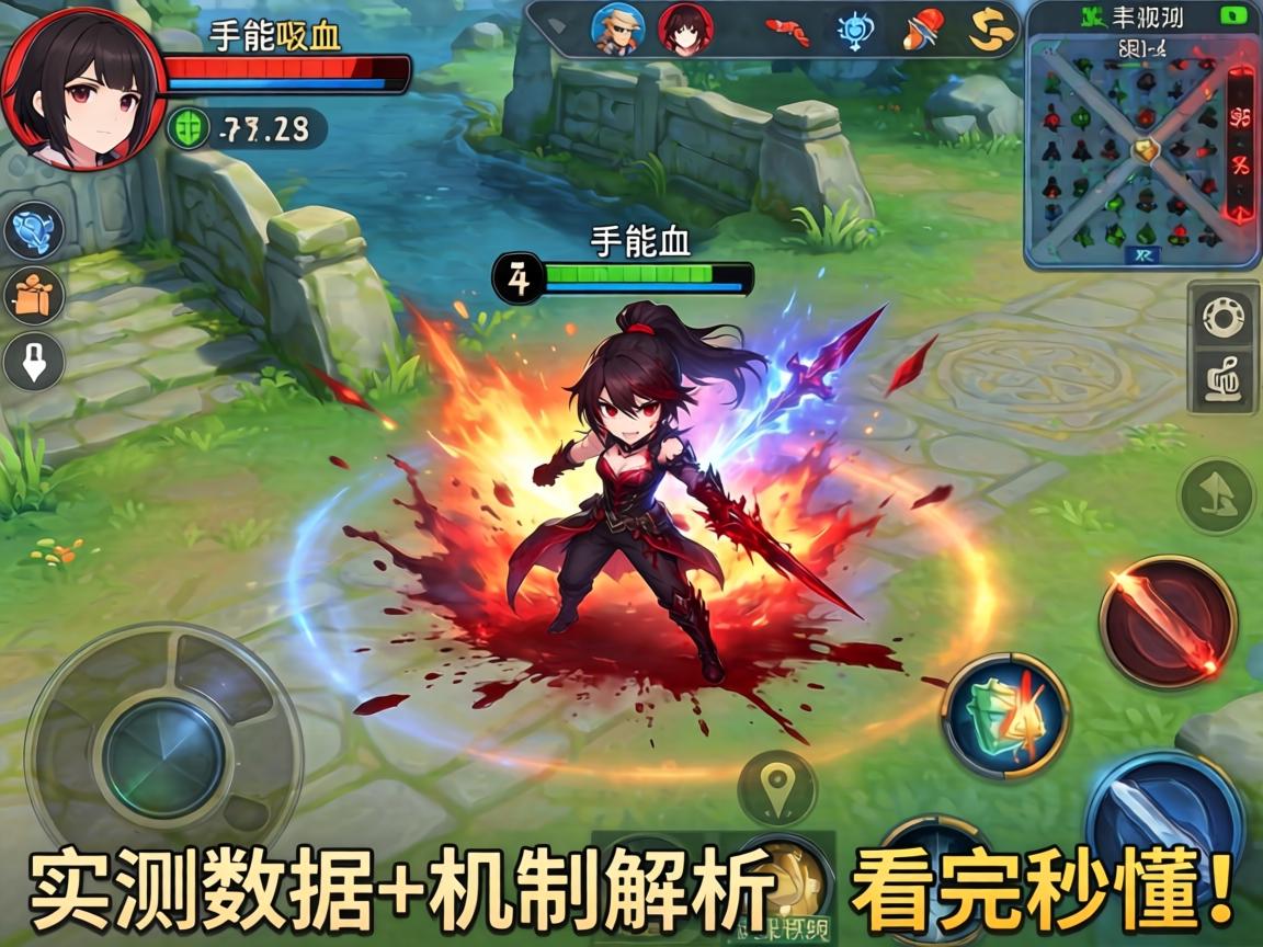 攻击特效能吸血吗手游？实测数据+机制解析，看完秒懂！