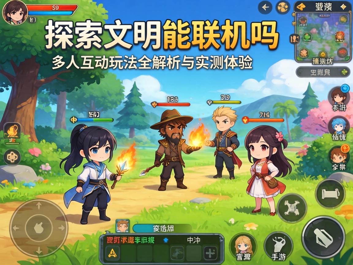 探索文明能联机吗手游，多人互动玩法全解析与实测体验