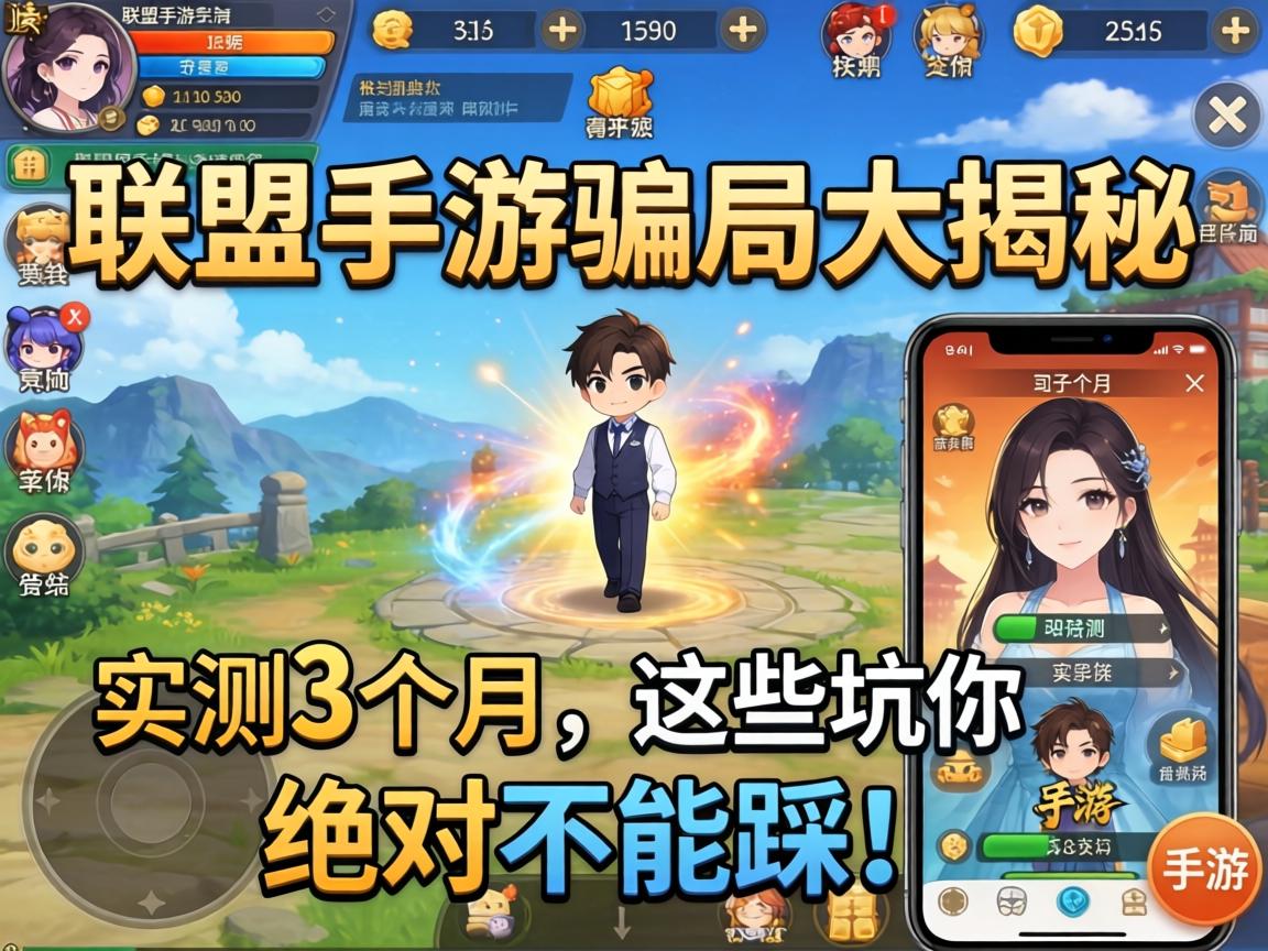 联盟手游骗局大揭秘，实测3个月，这些坑你绝对不能踩！