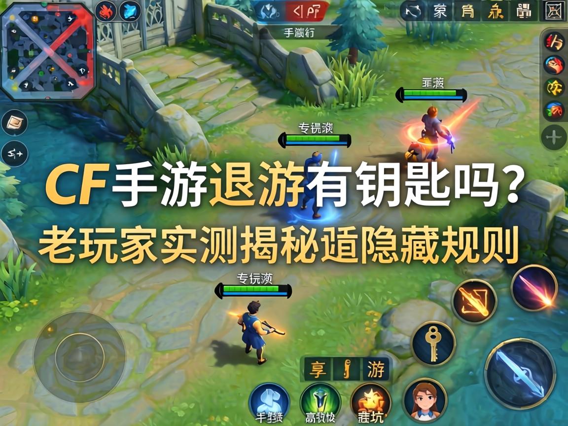 CF手游退游有钥匙吗？老玩家实测揭秘隐藏规则与高效退坑指南