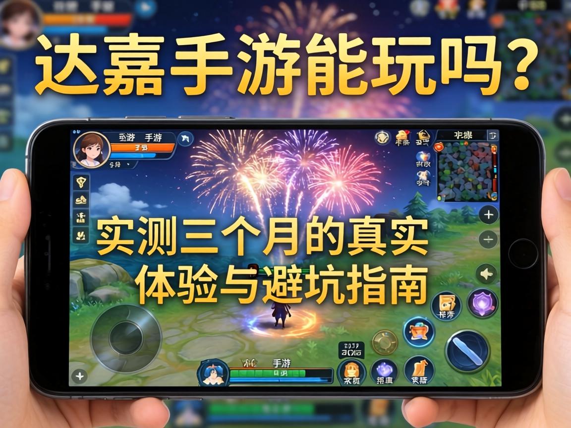 烟花迭嘉手游能玩吗？实测三个月的真实体验与避坑指南