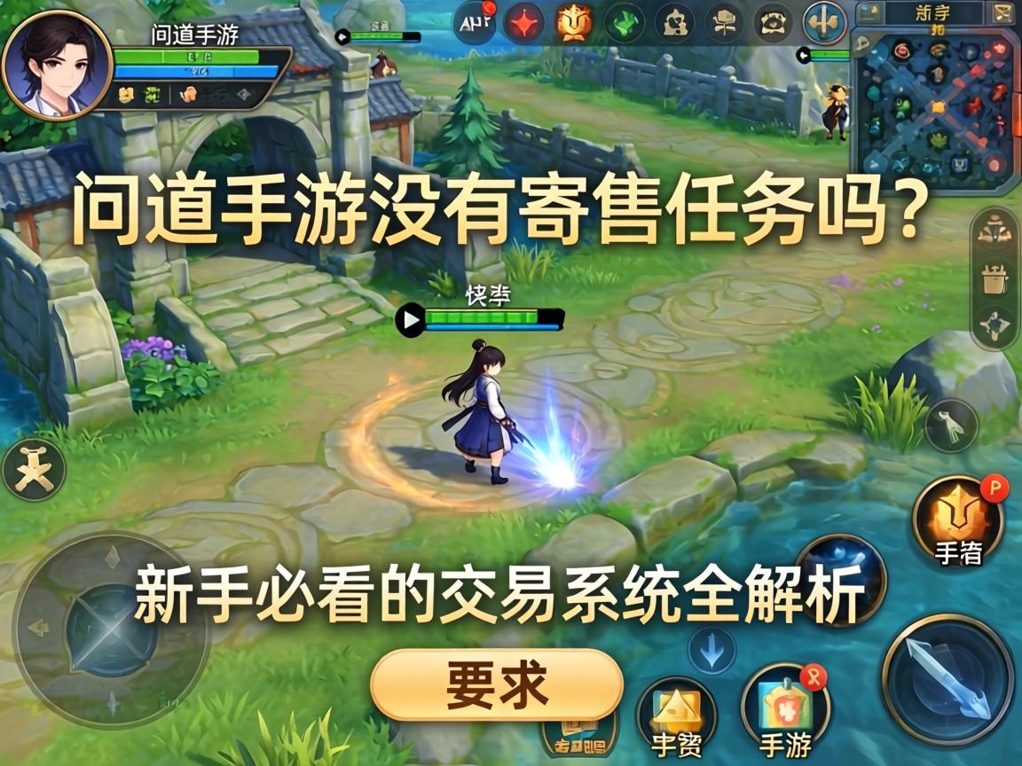 问道手游没有寄售任务吗？新手必看的交易系统全解析