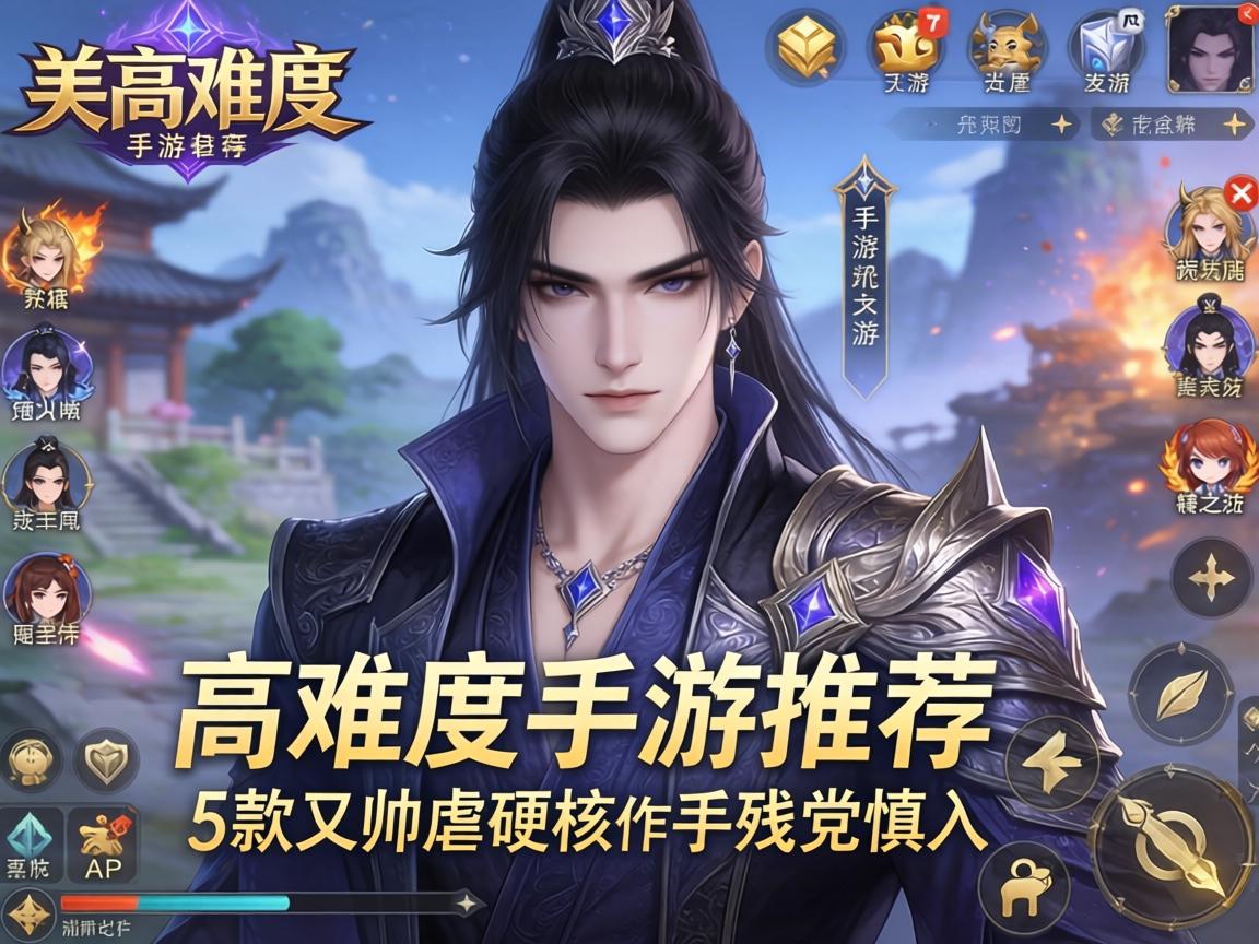 高难度手游推荐，这5款又帅又虐的硬核之作，手残党慎入！