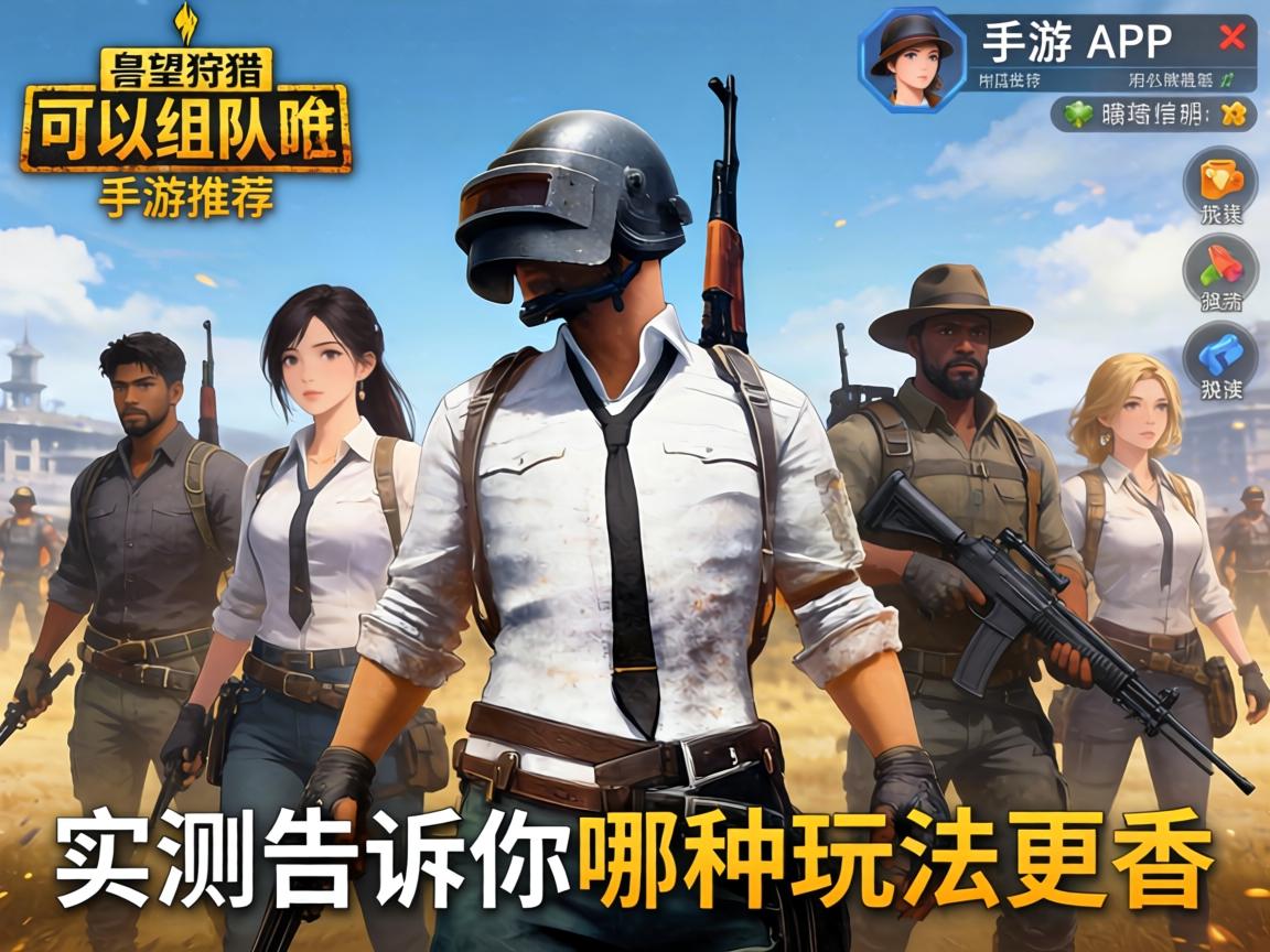 声望狩猎可以组队吗手游推荐，实测告诉你哪种玩法更香