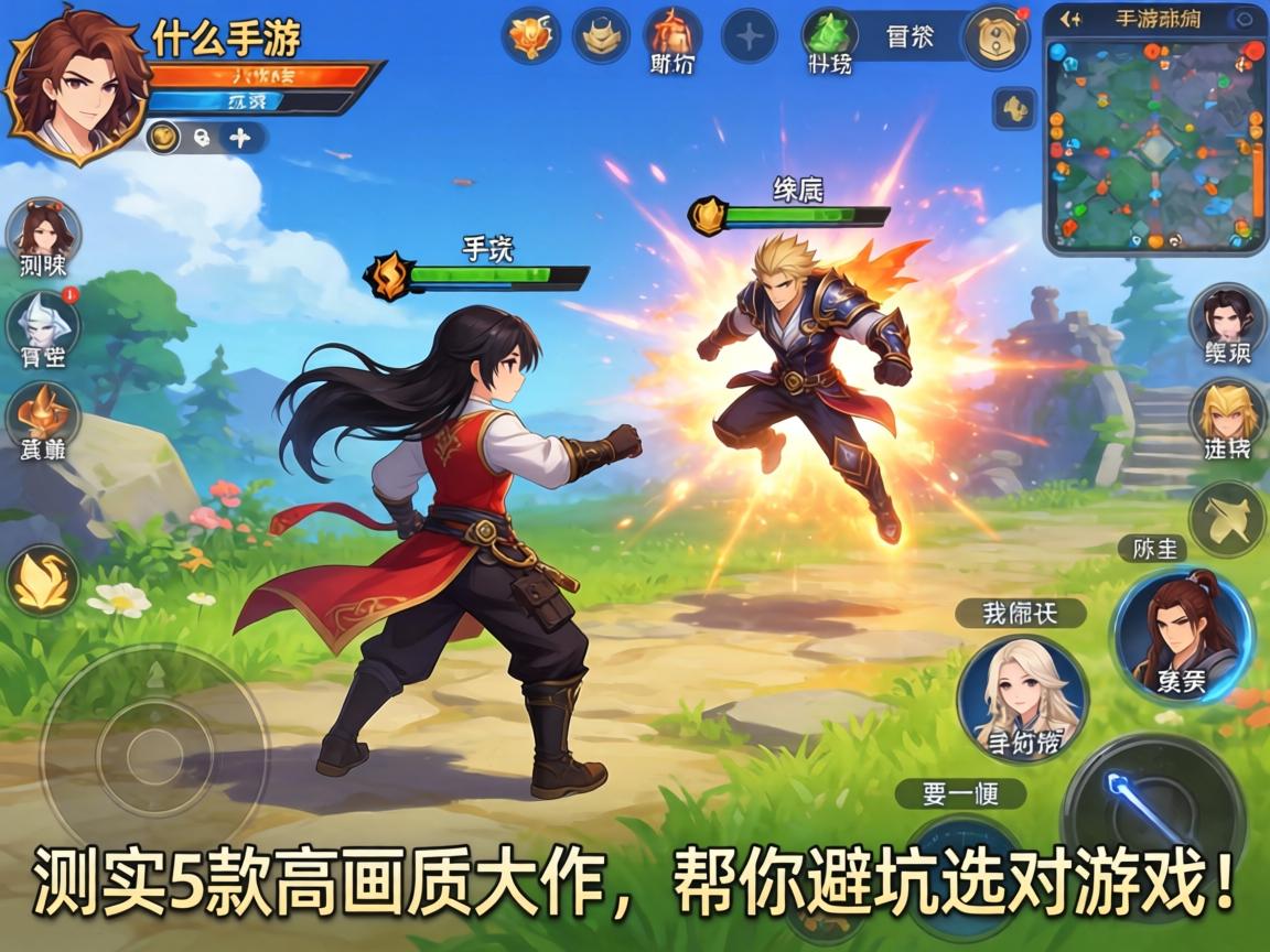 什么手游画面震撼又好玩？实测5款高画质大作，帮你避坑选对游戏！