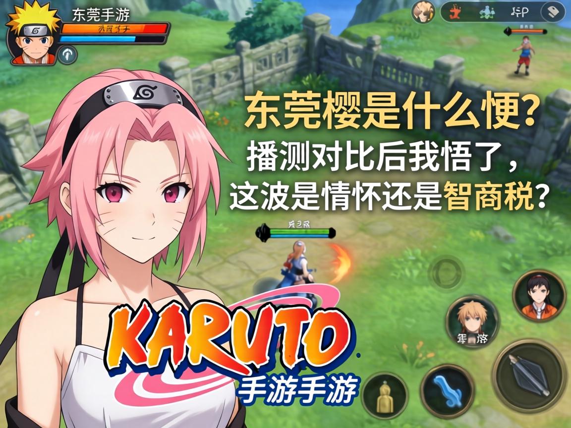 火影手游东莞樱是什么梗？实测对比后我悟了，这波是情怀还是智商税？