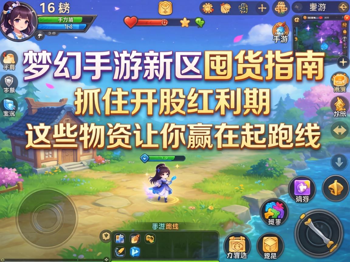 梦幻手游新区囤货指南，抓住开服红利期，这些物资让你赢在起跑线