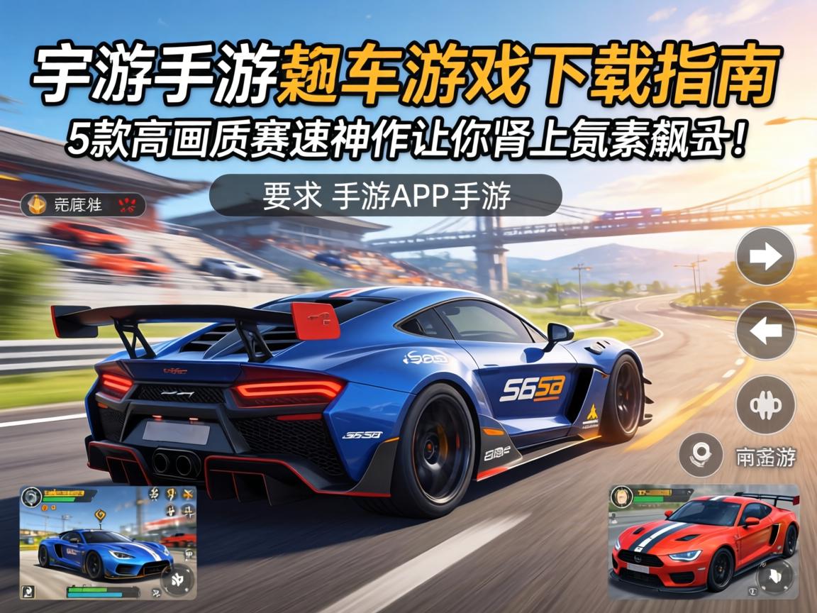 手游跑车游戏下载指南，这5款高画质竞速神作让你肾上腺素飙升！