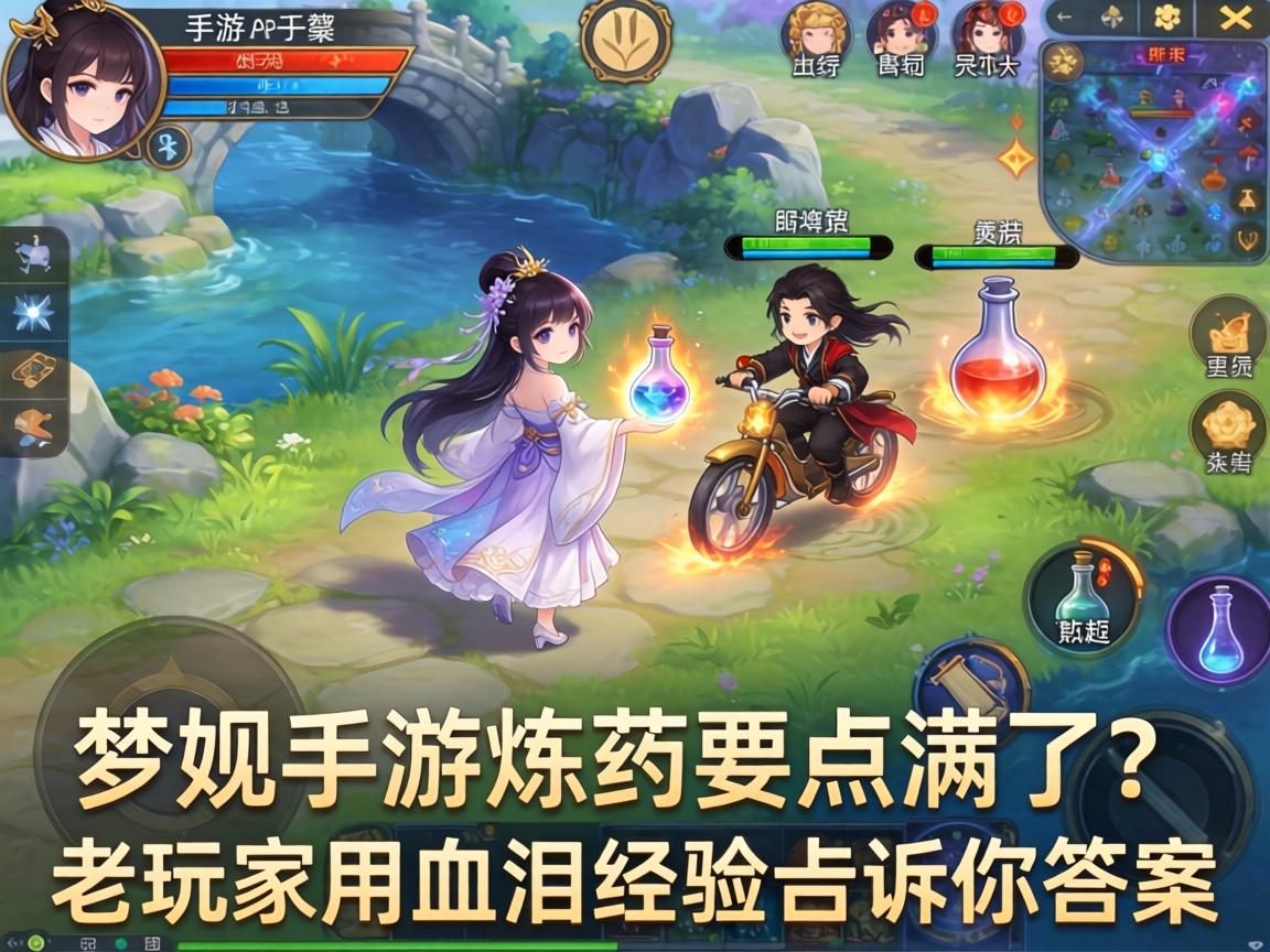 梦幻手游炼药要点满吗？老玩家用血泪经验告诉你答案