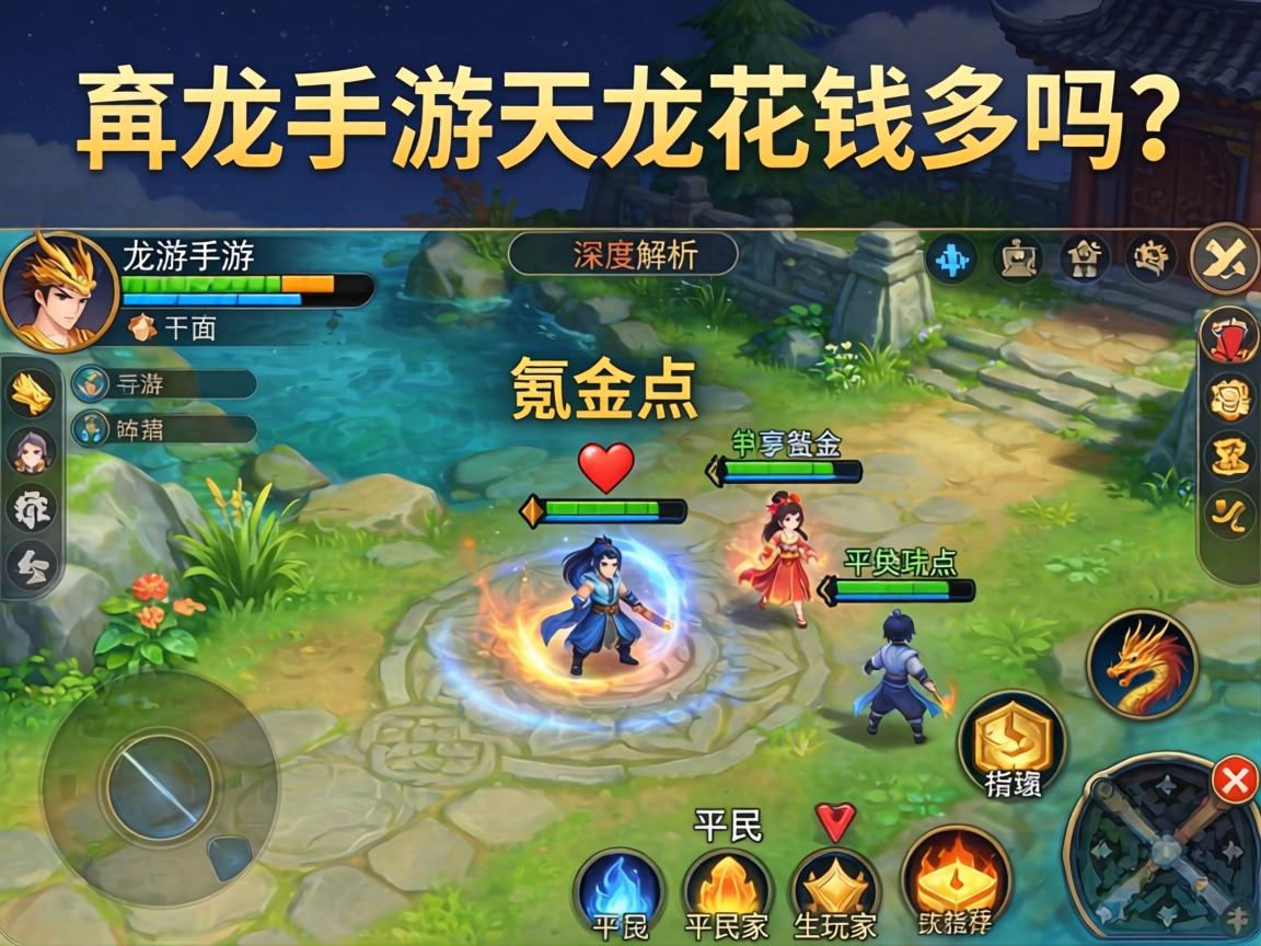 天龙手游天龙花钱多吗？深度解析氪金点与平民玩家生存指南