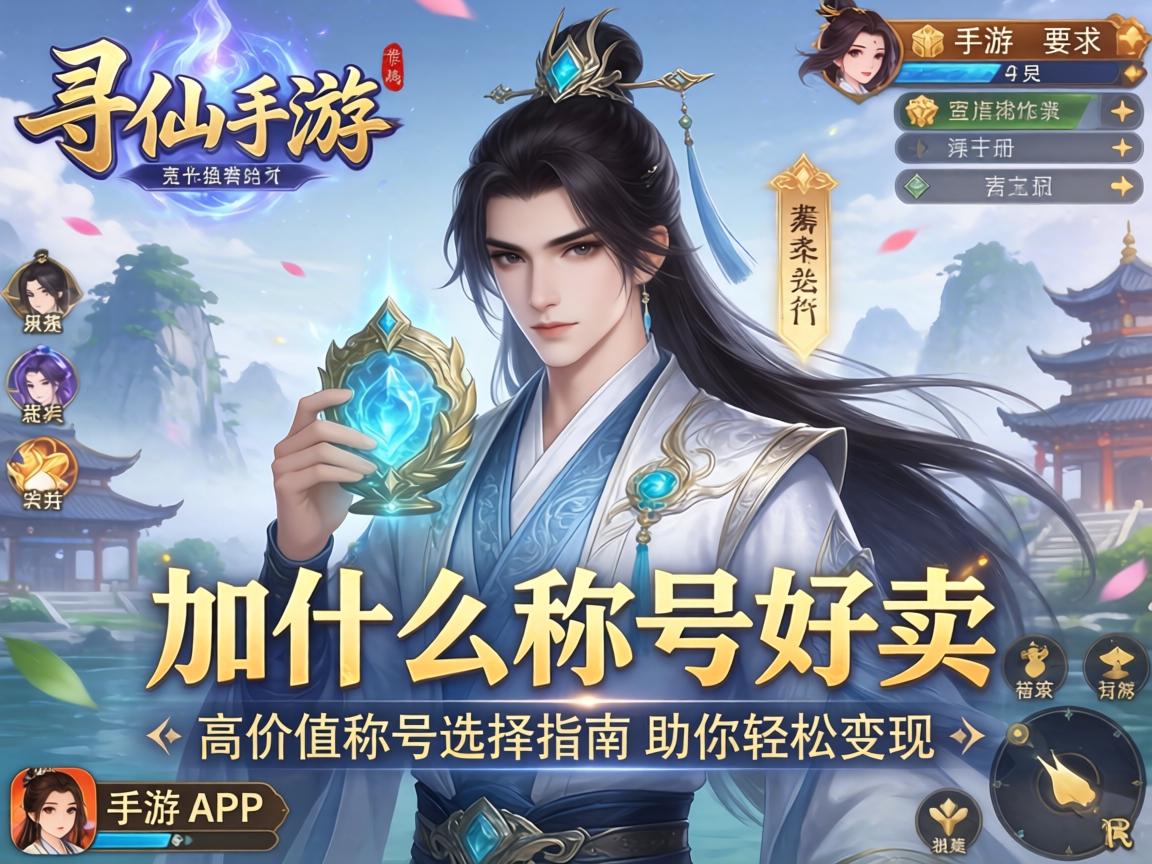 寻仙手游加什么称号好卖？高价值称号选择指南助你轻松变现