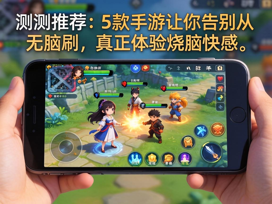 实测推荐，这5款手游让你告别无脑刷，真正体验烧脑快感