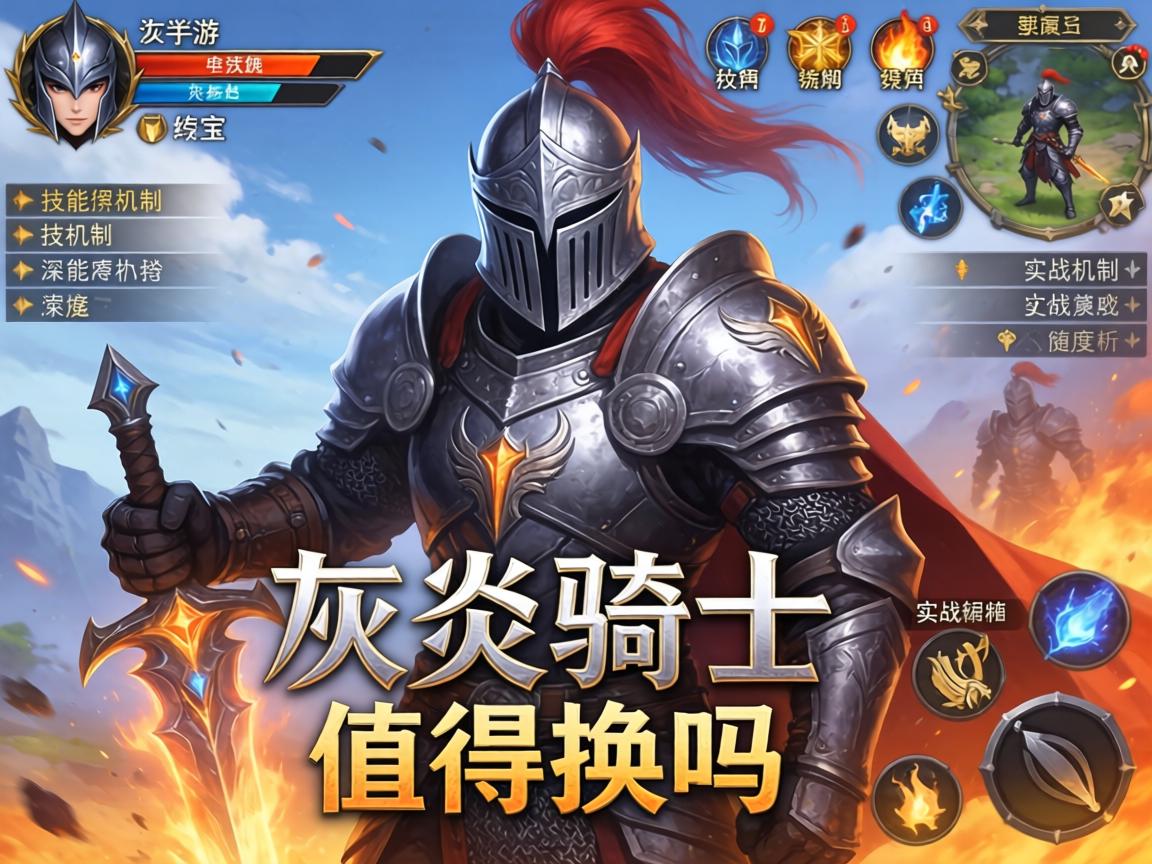 手游灰烬骑士值得换吗？从技能机制到实战价值深度解析