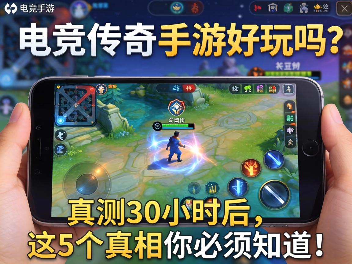 电竞传奇手游好玩吗？实测30小时后，这5个真相你必须知道！