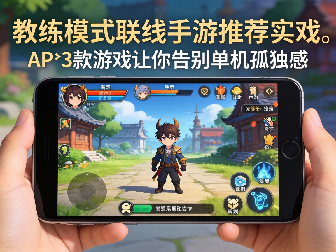教练模式联机手游推荐实测，这3款游戏让你告别单机孤独感