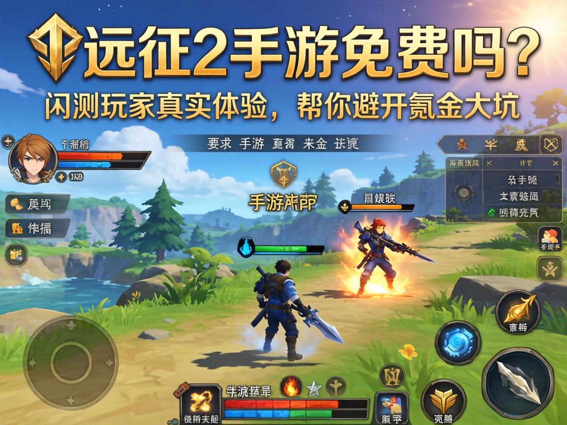 远征2手游免费吗？实测玩家真实体验，帮你避开氪金大坑