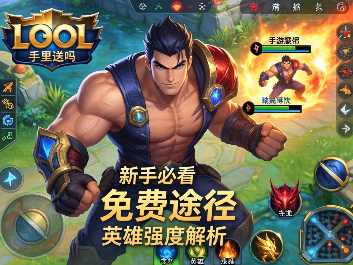 LOL手游加里奥送吗？新手必看，免费获取途径与英雄强度解析