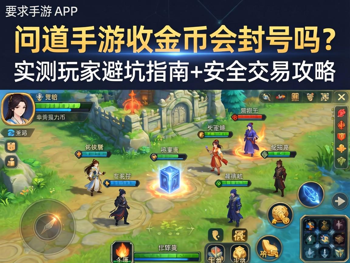 问道手游收金币会封号吗？实测玩家避坑指南+安全交易攻略