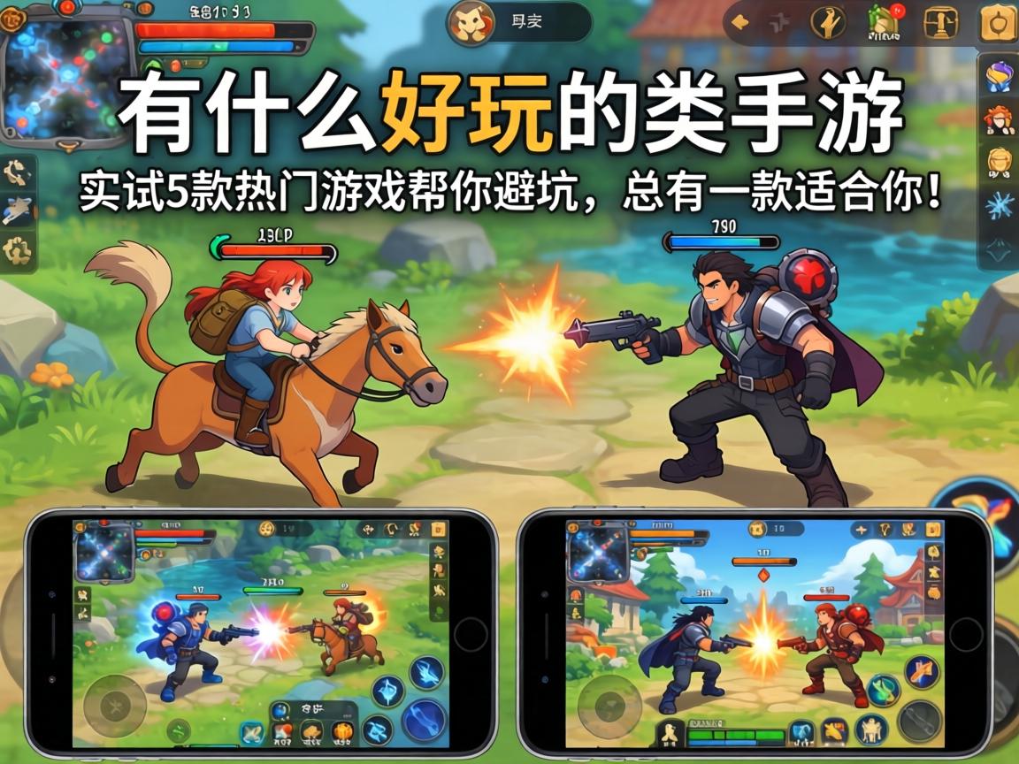 实测5款热门游戏帮你避坑