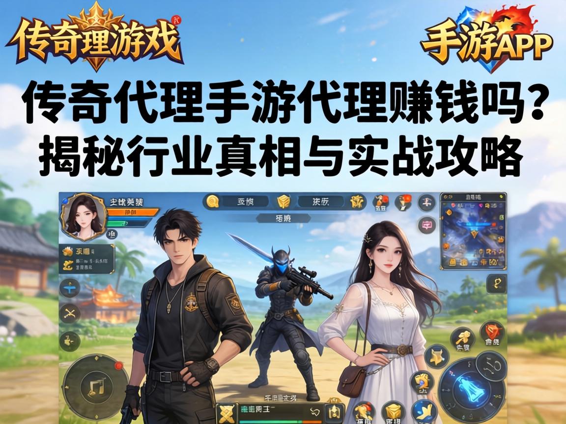 传奇代理手游代理赚钱吗？揭秘行业真相与实战攻略