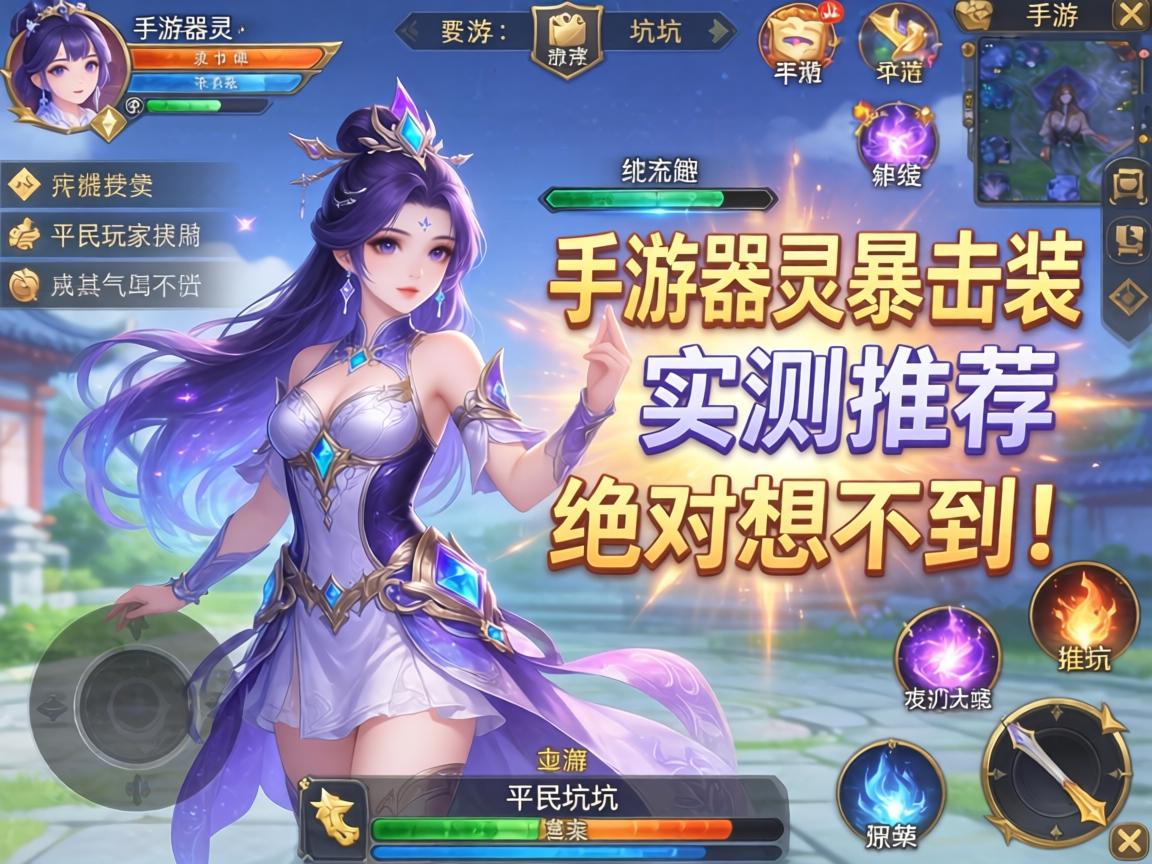 梦幻手游器灵暴击装实测推荐，平民玩家避坑指南，这些细节你绝对想不到！