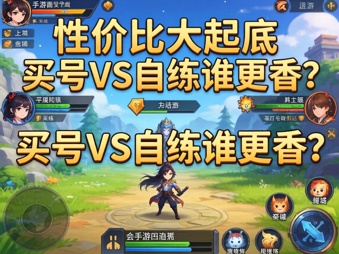 一、性价比大起底，买号VS自练谁更香？