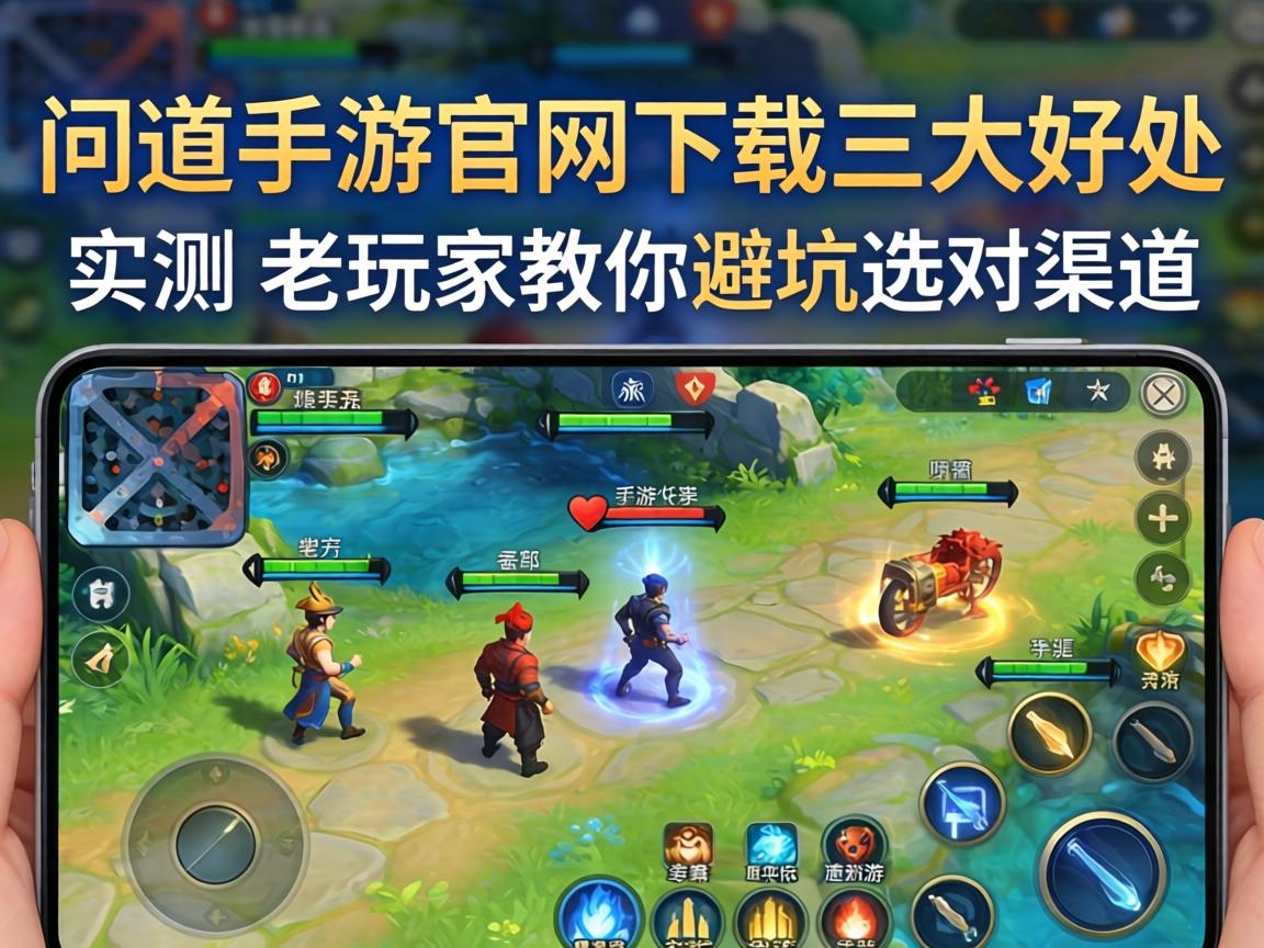 问道手游官网下载的三大好处实测，老玩家教你避坑选对渠道
