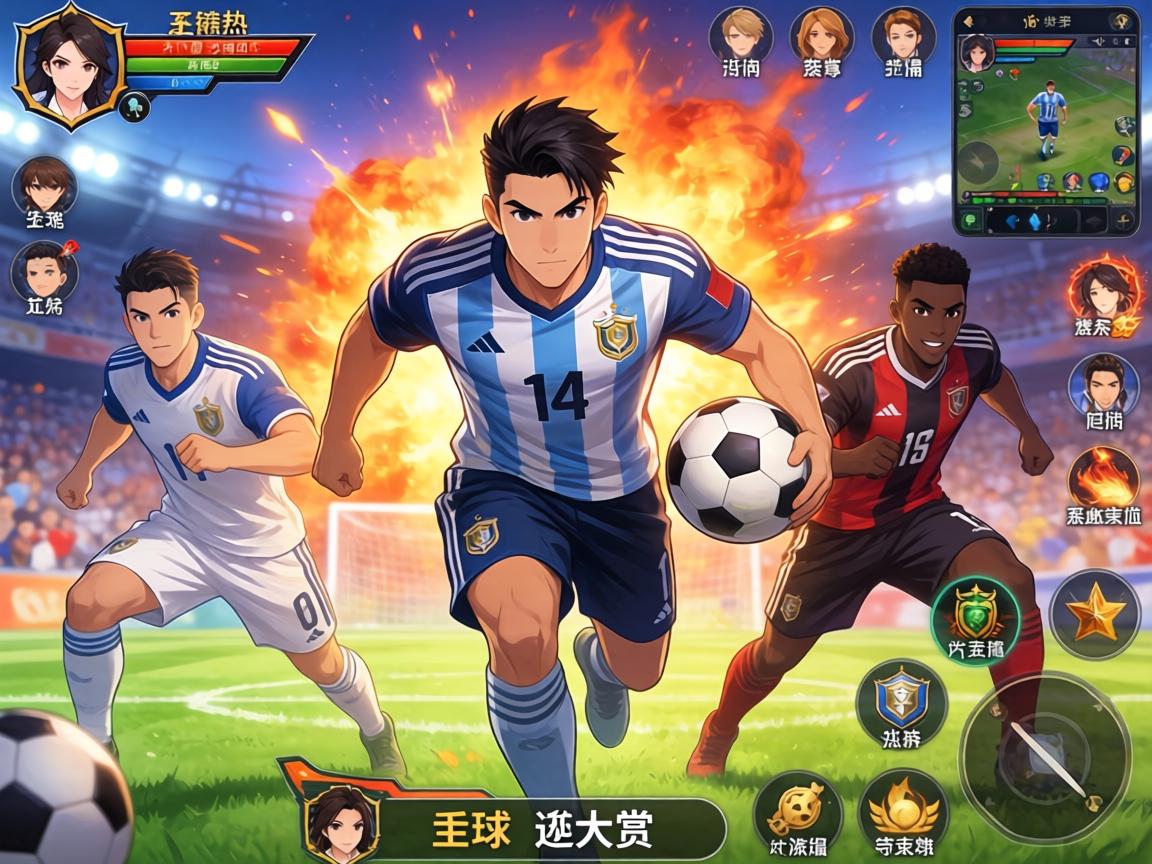 手游球队风格大赏，哪种画风最能点燃你的竞技热血？