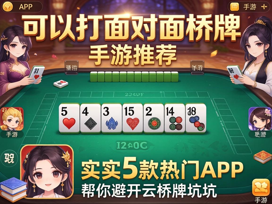 可以打面对面桥牌吗手游推荐，实测5款热门APP，帮你避开云桥牌的坑