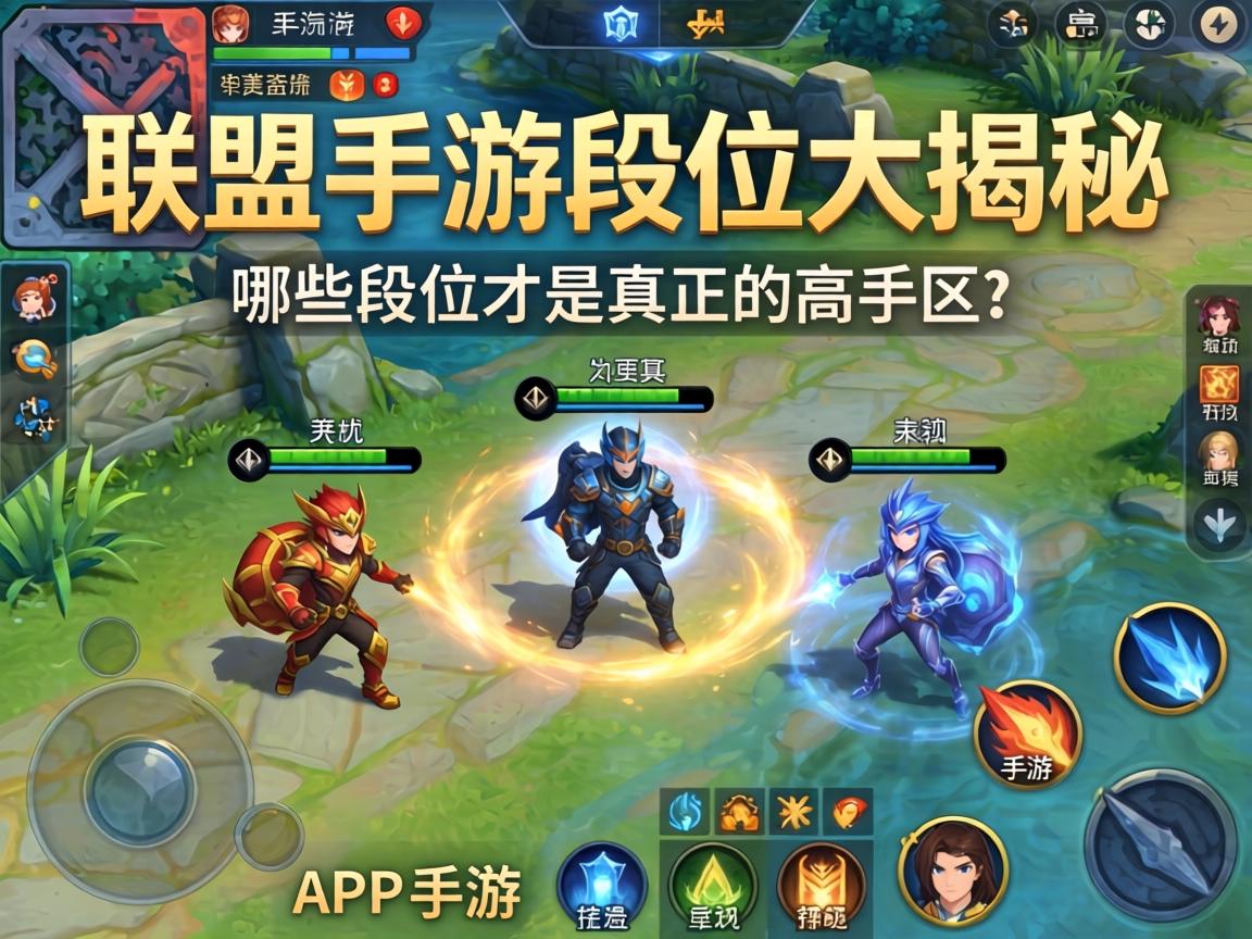 联盟手游段位大揭秘，哪些段位才是真正的高手区？