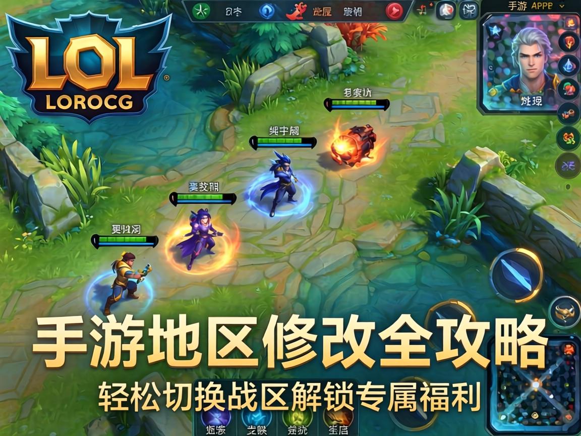 LOL手游地区修改全攻略