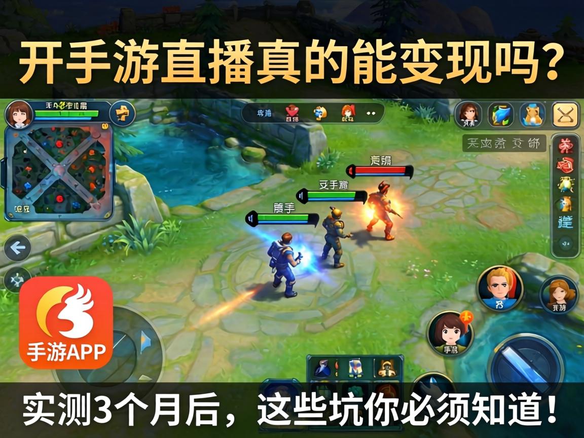 开手游直播真的能变现吗？实测3个月后，这些坑你必须知道！
