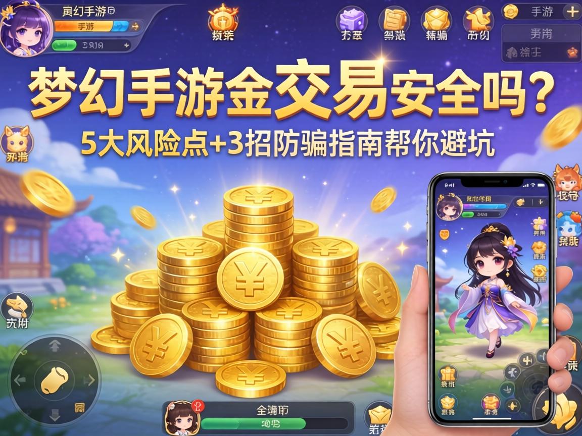 梦幻手游金币交易安全吗？5大风险点+3招防骗指南帮你避坑