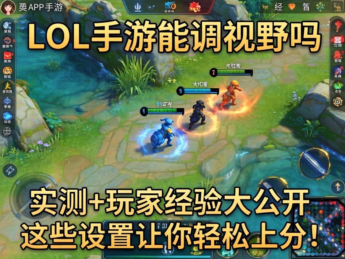 LOL手游能调视野吗