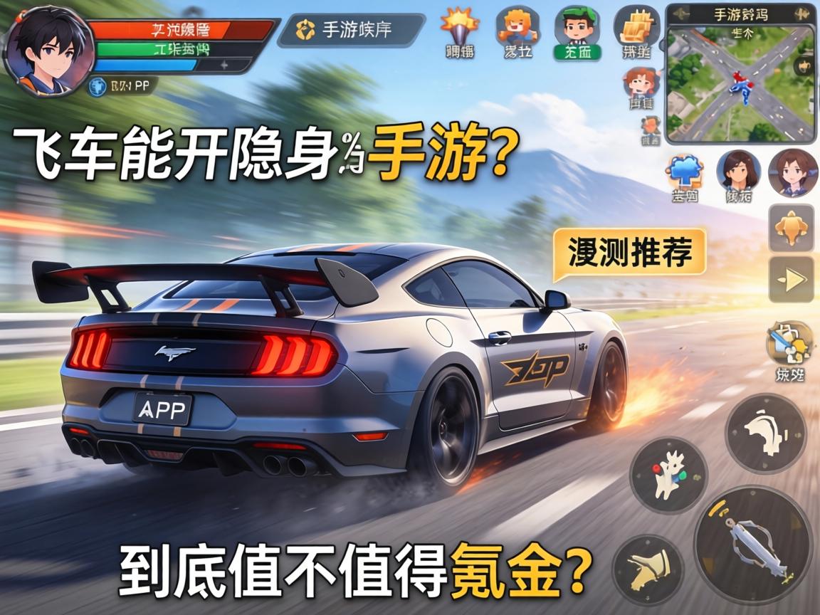 飞车能开隐身吗手游实测推荐