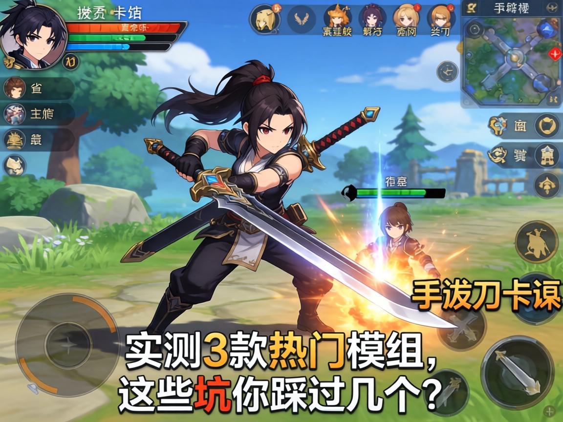 手游拔刀剑卡顿真相大揭秘，实测3款热门模组，这些坑你踩过几个？