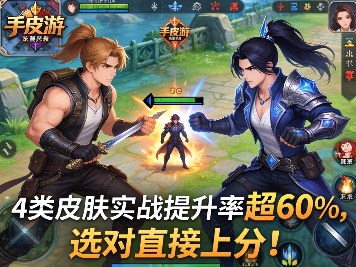 对战手游皮肤怎么选？这4类皮肤实战提升率超60%，选对直接上分！