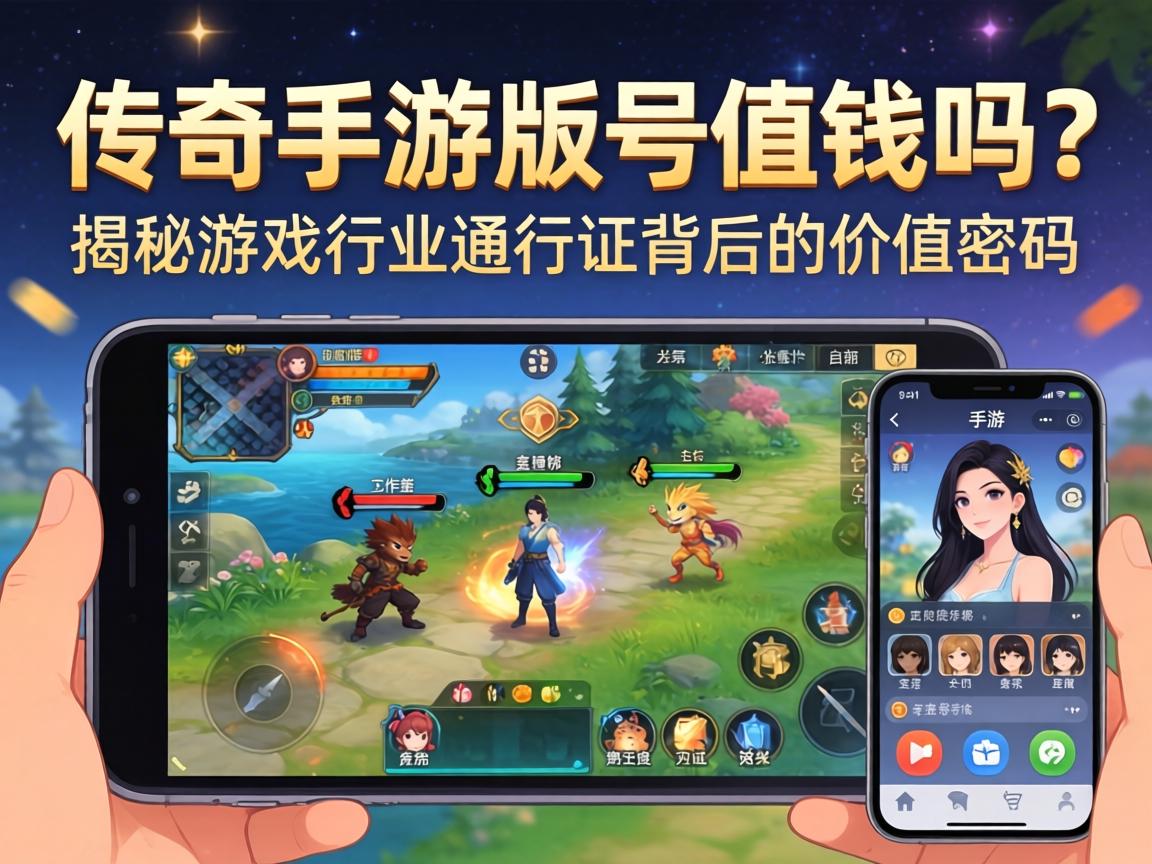 传奇手游版号值钱吗？揭秘游戏行业通行证背后的价值密码