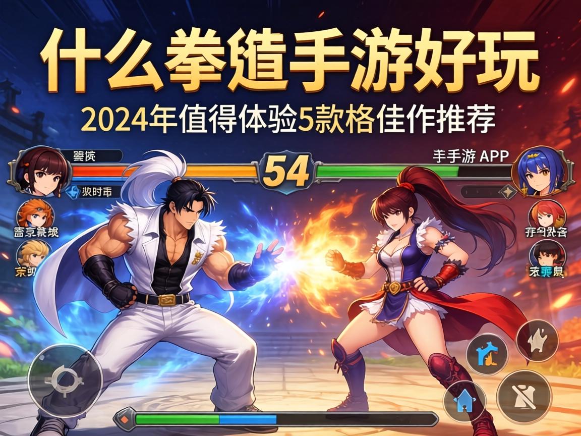 什么拳皇手游好玩？2024年值得体验的5款格斗佳作推荐