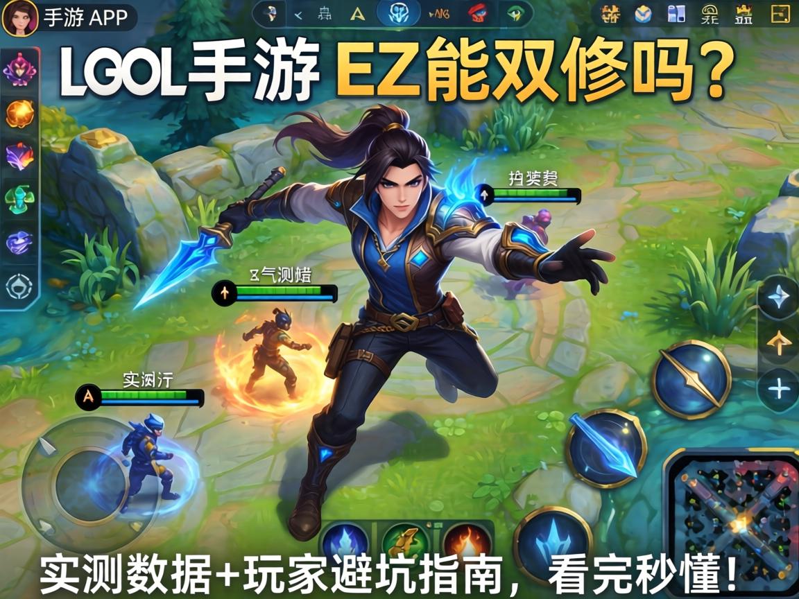 LOL手游EZ能双修吗？实测数据+玩家避坑指南，看完秒懂！