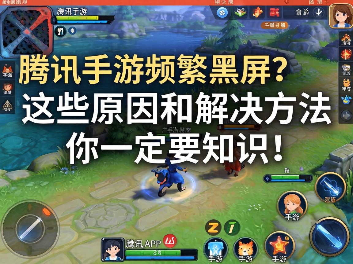 腾讯手游频繁黑屏？这些原因和解决方法你一定要知道！
