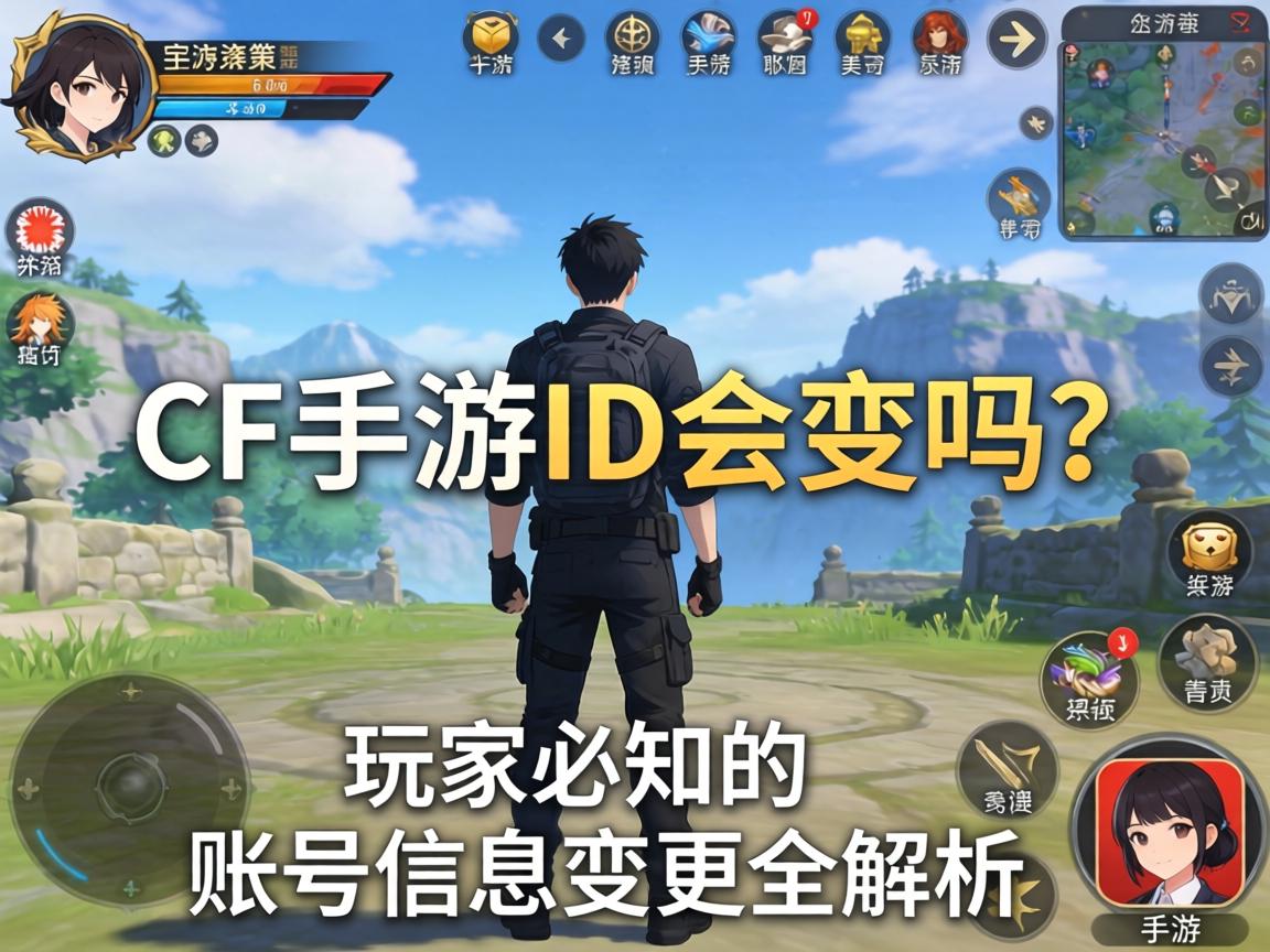 CF手游ID会变吗？玩家必知的账号信息变更全解析