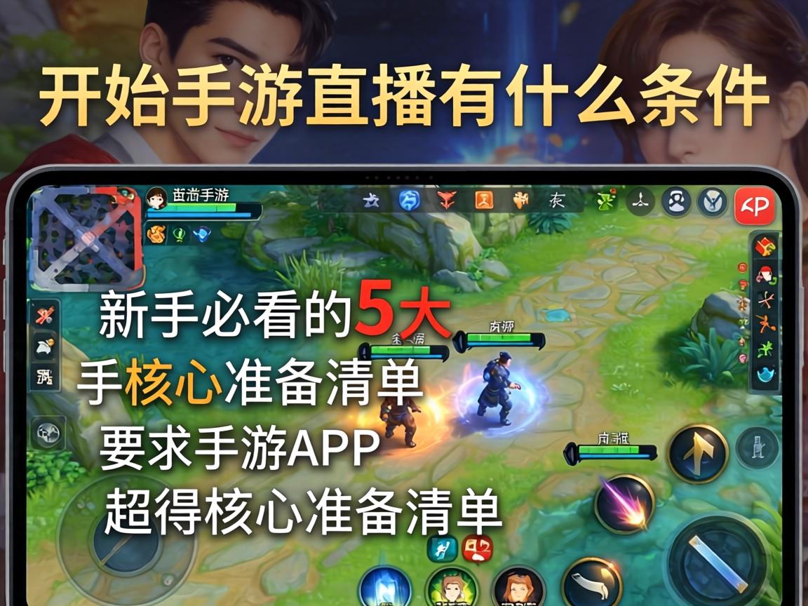 开始手游直播有什么条件？新手必看的5大核心准备清单