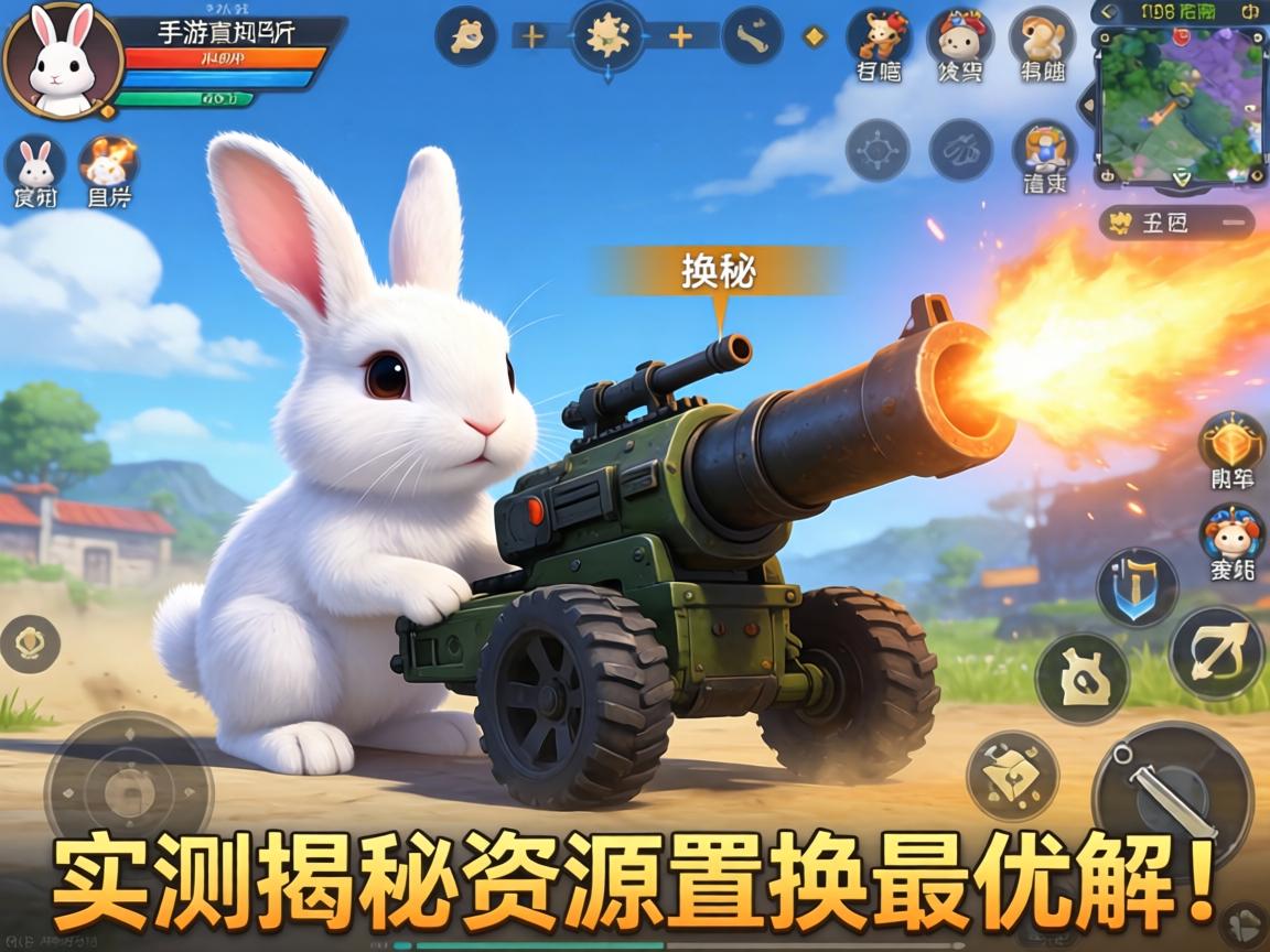 手游白兔能换炮吗？实测揭秘资源置换最优解！