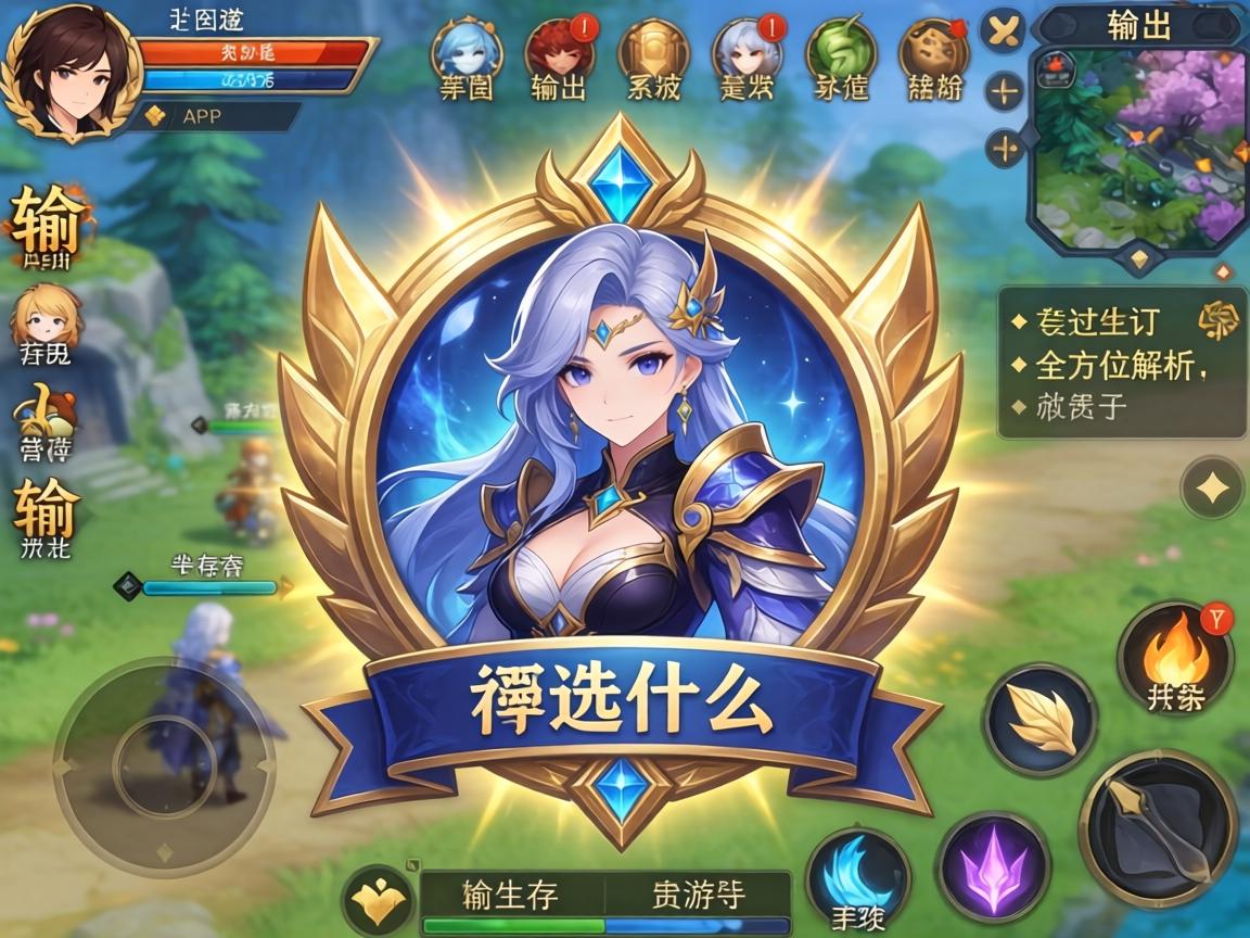 手游女漫游徽章选什么？从输出到生存的全方位解析